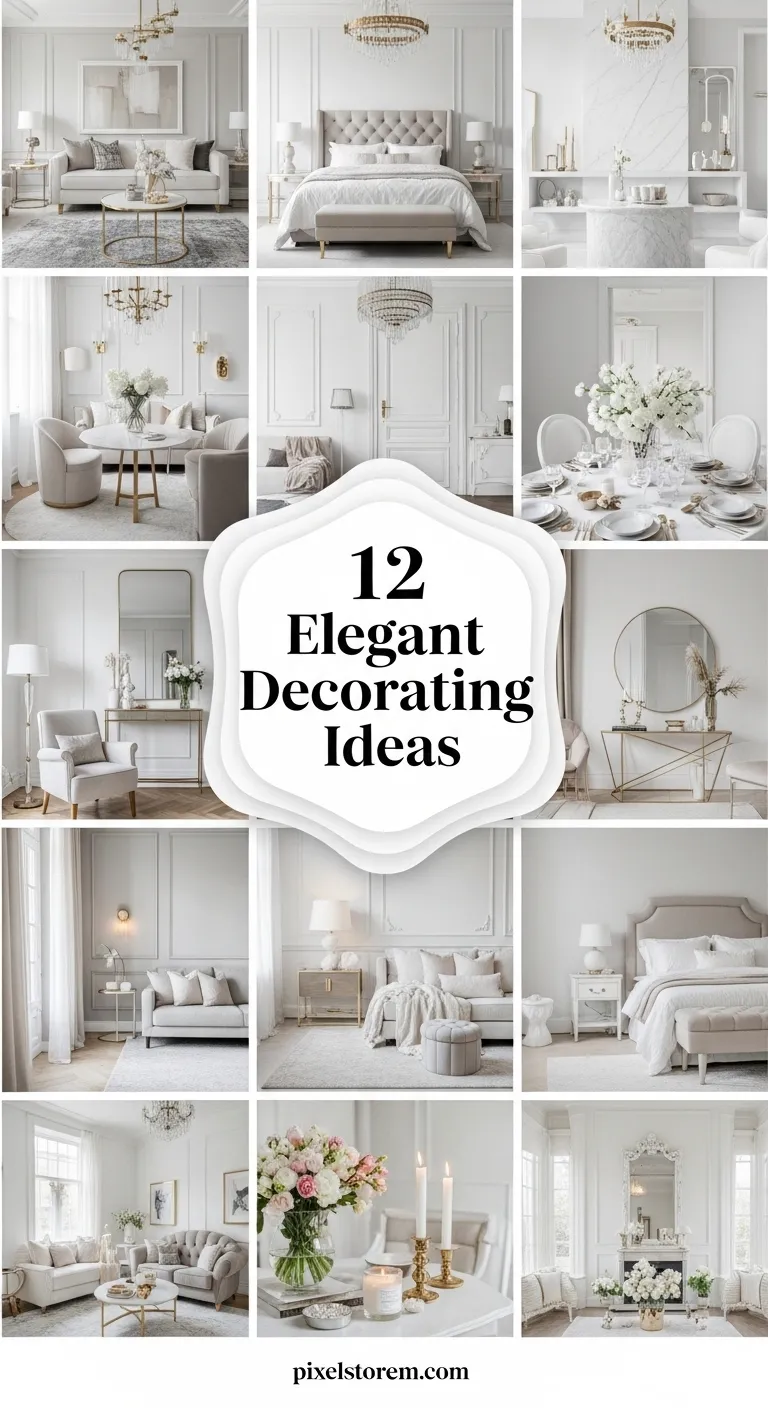12 Elegant Decorating Ideas for a Sophisticated and Timeless Home