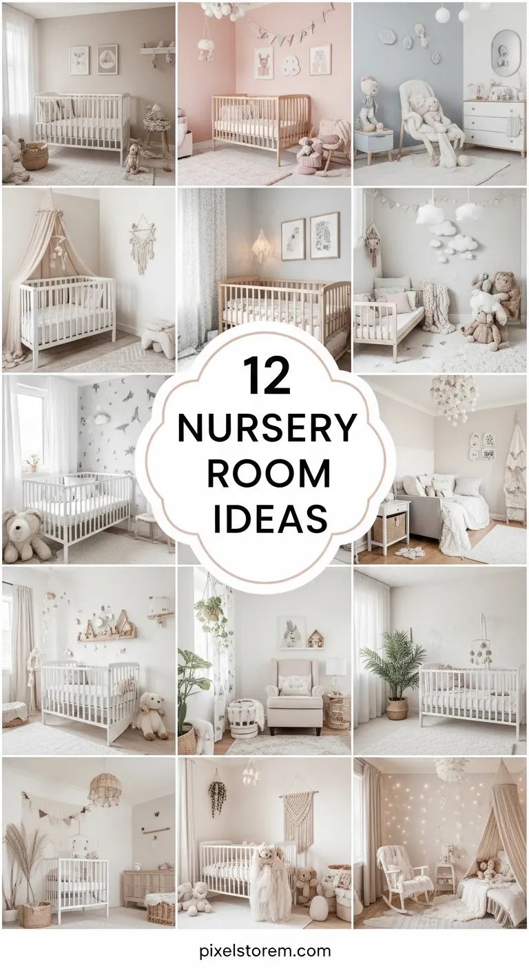 12 Nursery Room Ideas for a Cozy, Safe, and Beautiful Baby Space