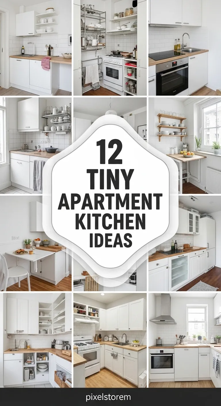 12 Tiny Apartment Kitchen Ideas for a Smart, Stylish, and Space-Saving Home