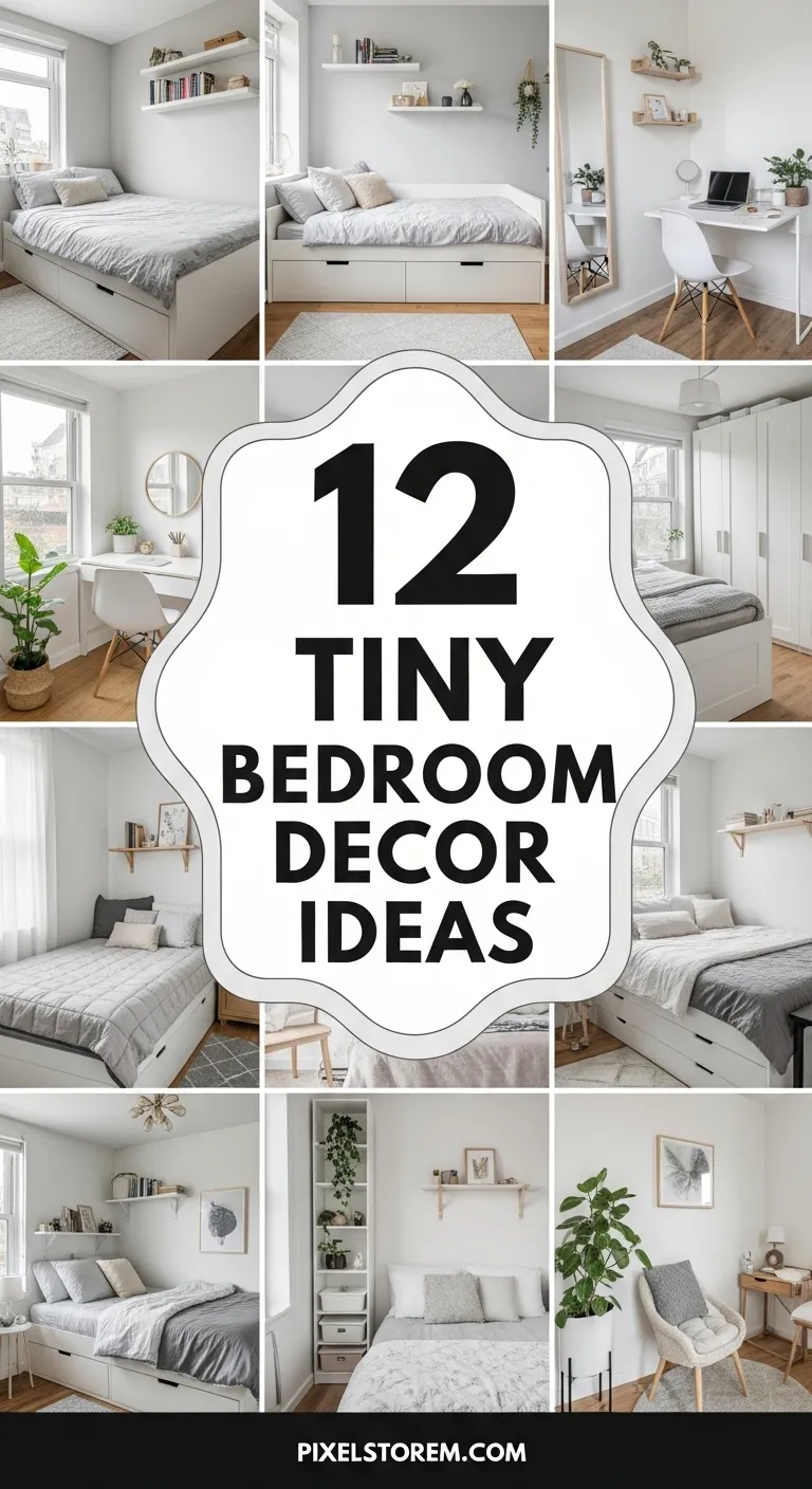 12 Tiny Bedroom Decor Ideas for a Stylish, Smart, and Space-Saving Room