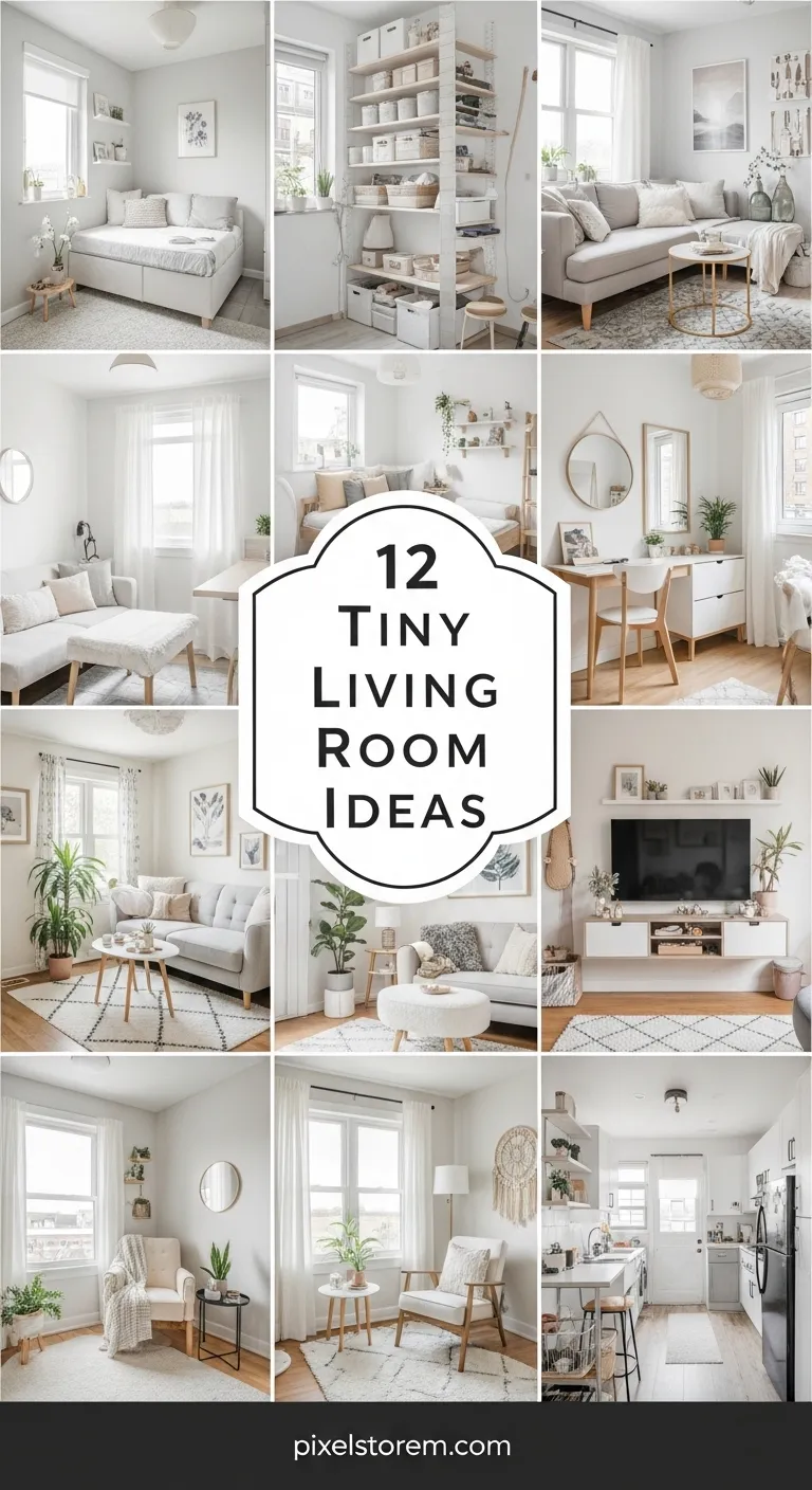 12 Tiny Living Room Ideas for a Stylish and Space-Saving Home