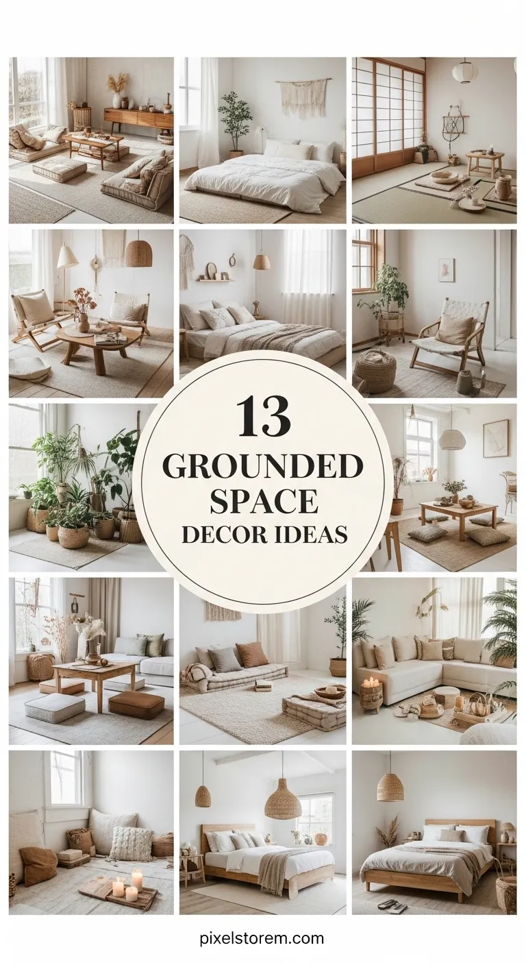 13 Grounded Space Decor Ideas for a Calm, Balanced, and Natural Home