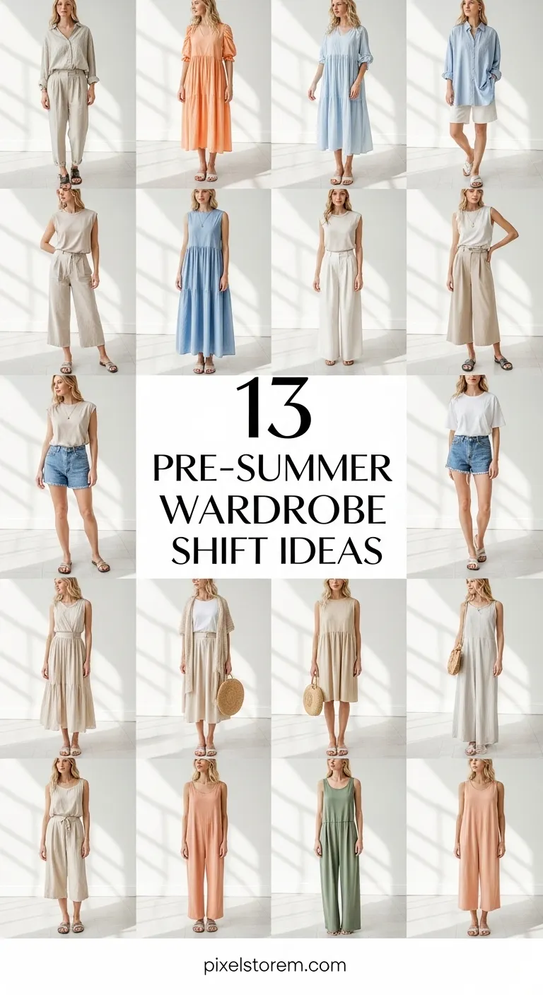 13 Pre-Summer Wardrobe Shift Ideas for a Fresh, Light, and Stylish Look