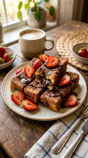 Chocolate Chip French Toast Sticks