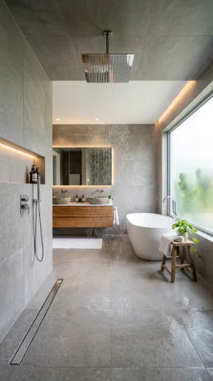 Open Wet Room Concept
