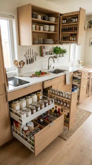 Pull-Out Storage and Cabinet Organizers