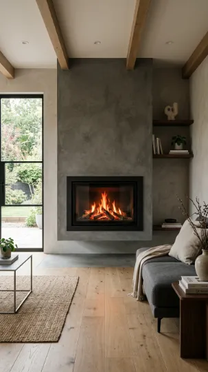 Floating Fireplace