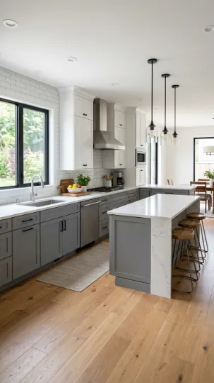 Grey and White Combo