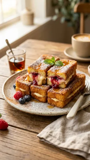 Stuffed French Toast Sticks