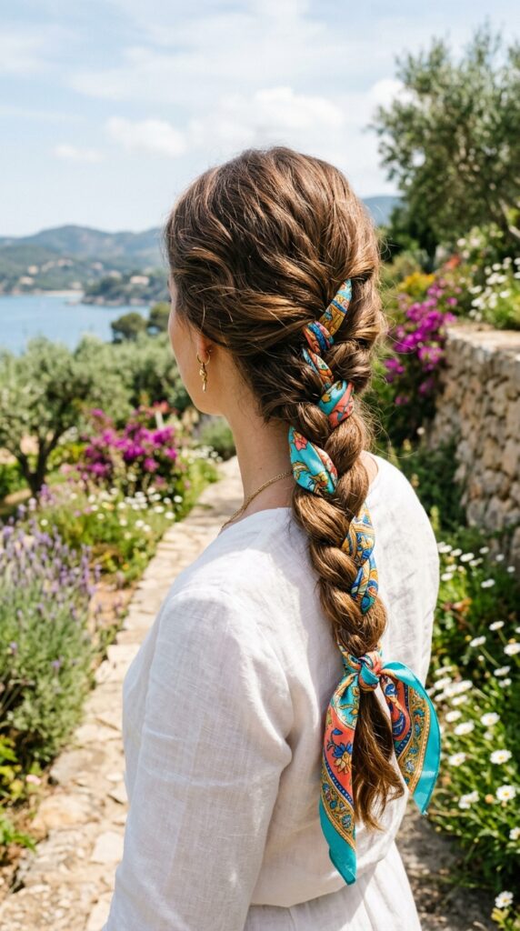Braided Scarf Style