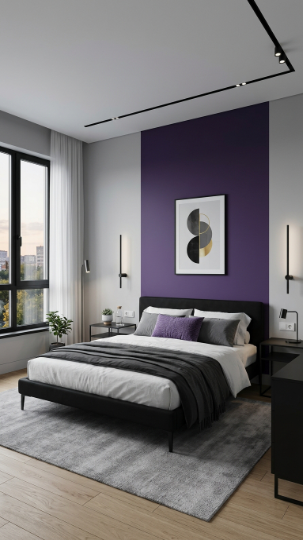 Modern Minimalist Purple