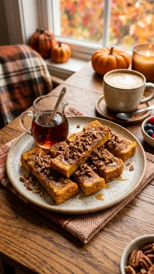 Pumpkin Spice French Toast Sticks
