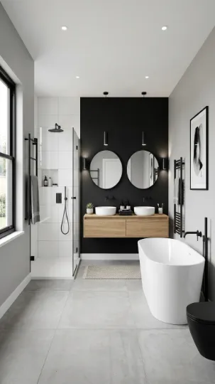 Neutral Colors with Bold Accents