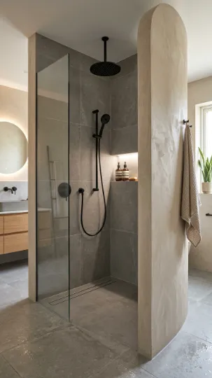 Curved or Partial Walls