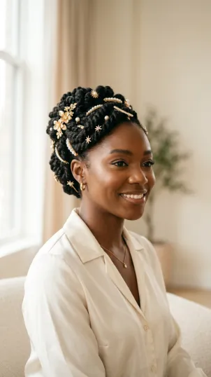 Accessorized Hairstyle