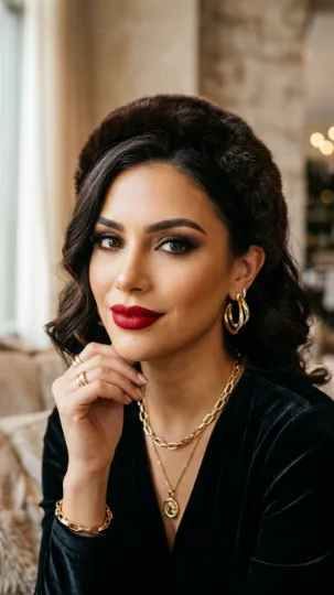 Add Bold Makeup and Accessories