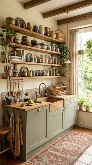 Add Open Shelving