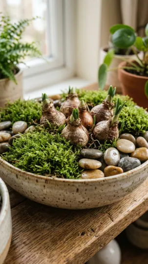 Add Pebbles and Moss