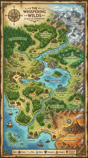 Adventure Quest Map