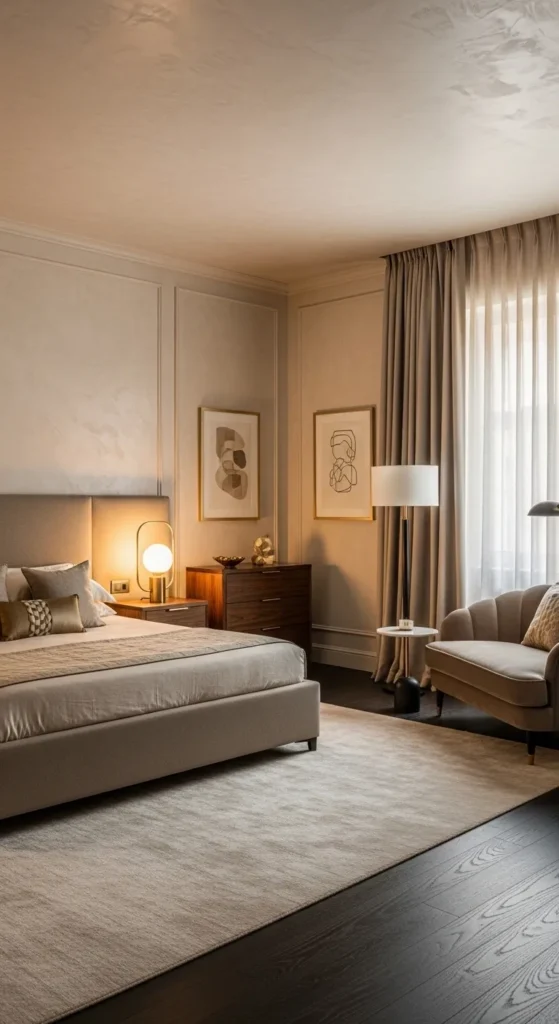 Beige Textured Walls