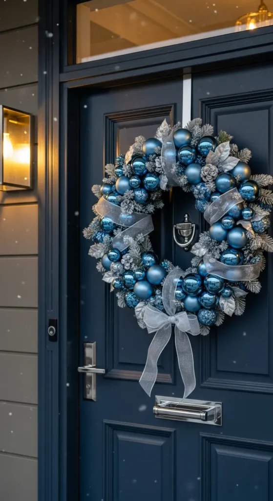 Blue Wreath for the Door