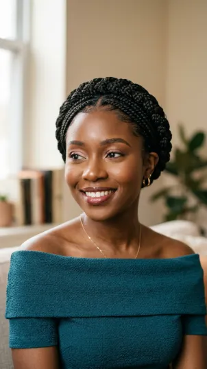 Braided Crown Style