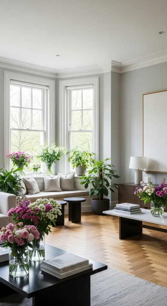Bring in Fresh Flowers or Greenery
