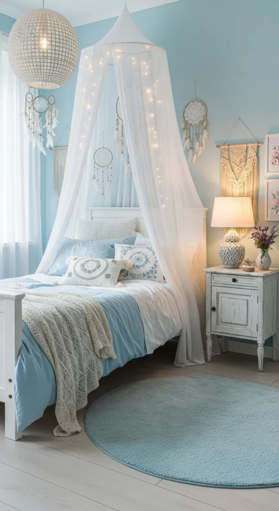 Canopy or Draped Curtains