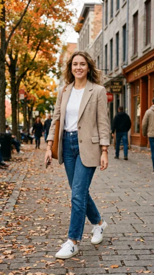 Casual Blazer with Jeans