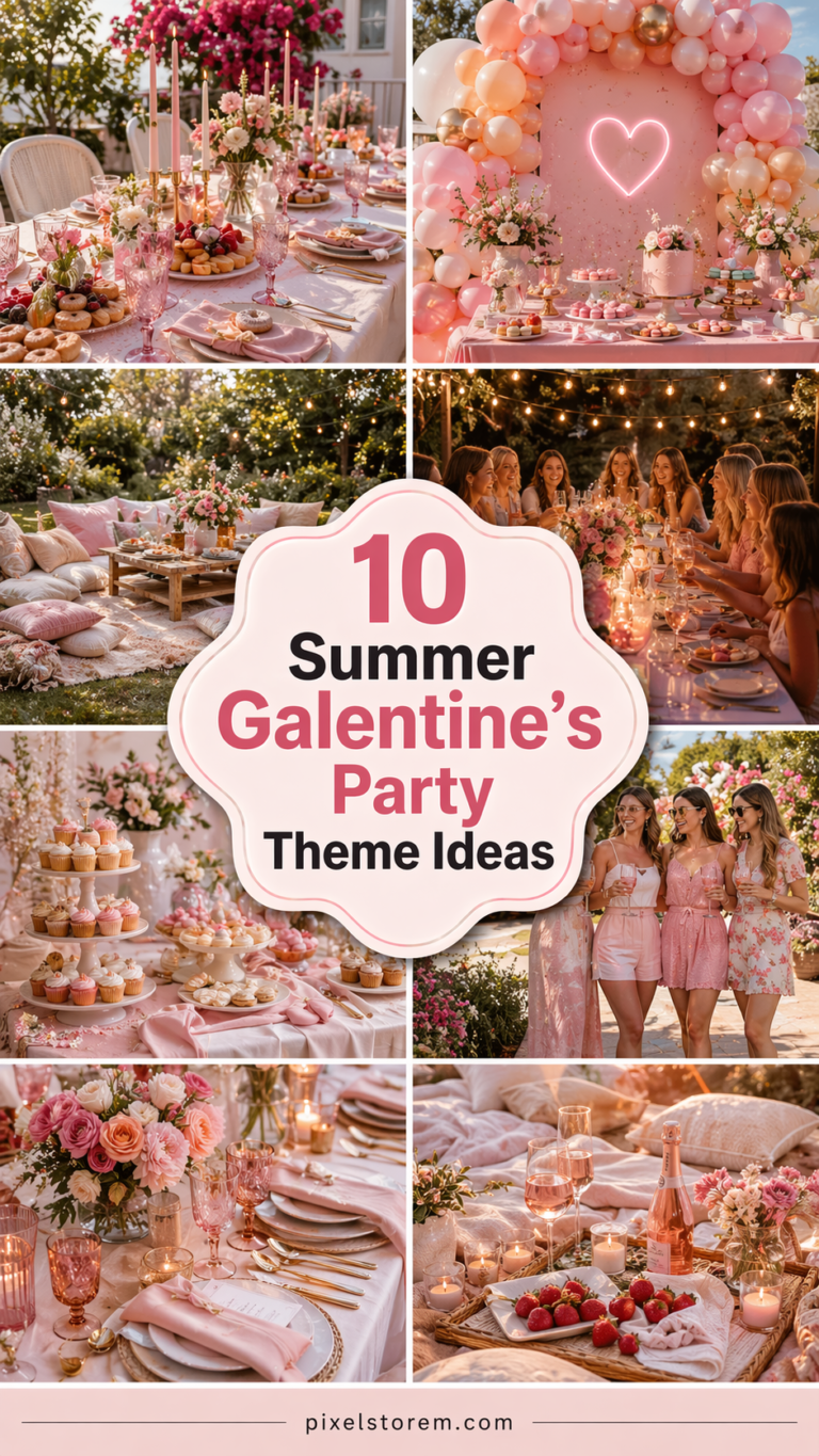 10 Summer Galentine’s Party Theme Ideas for a Fun Stylish Night