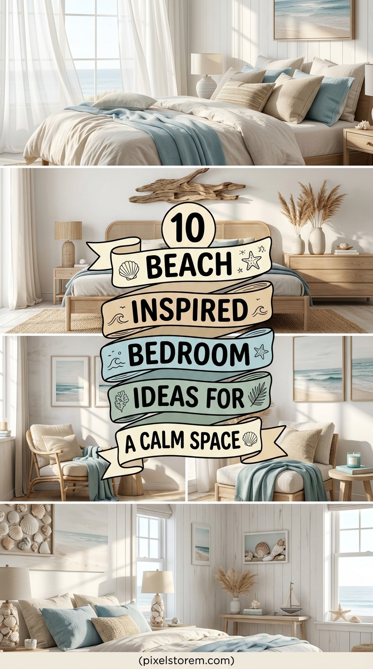10 Beach Inspired Bedroom Ideas for a Calm and Relaxing Space