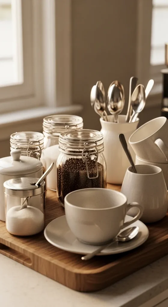 Coffee Station Tray Styling