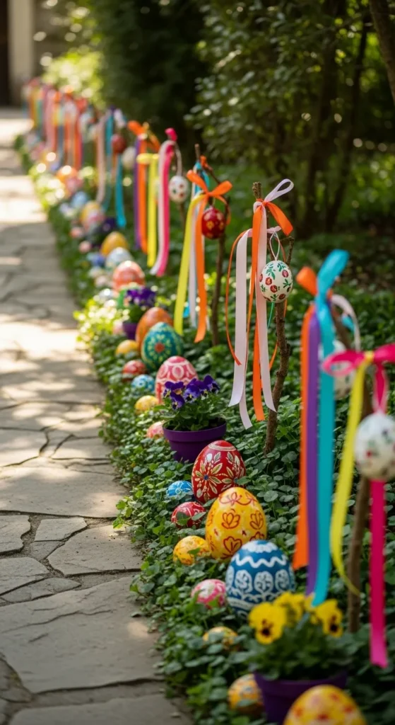 Colorful Garden Pathway