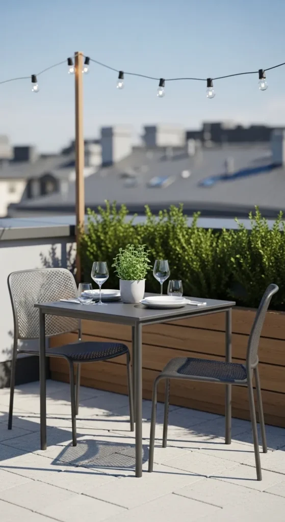 Compact Dining Setup