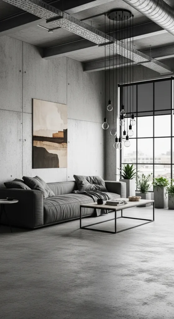 Concrete or Raw Finishes