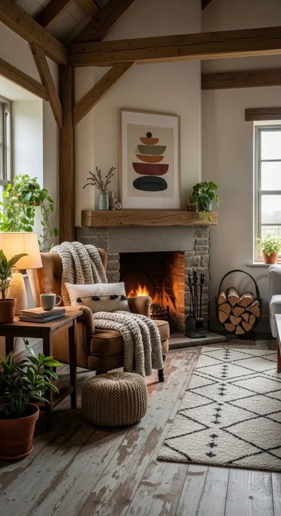 Cozy Fireplace Corner