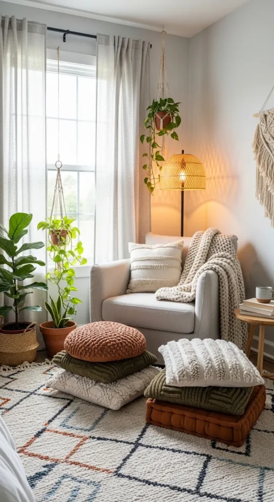 Cozy Reading Corner Bedroom