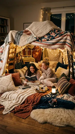 Game Night Inside the Fort