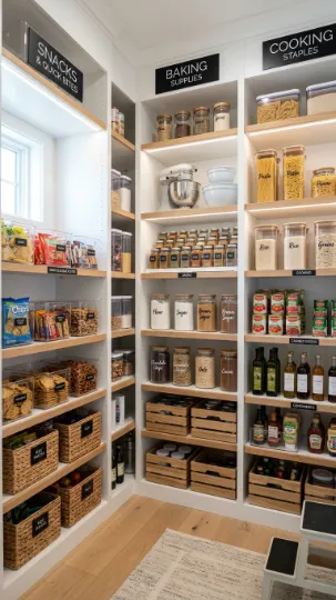 Create Zones in Your Pantry