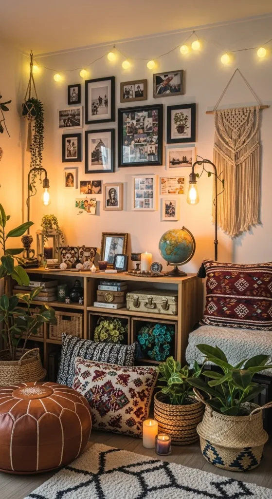 Display Personal Art and Travel Finds