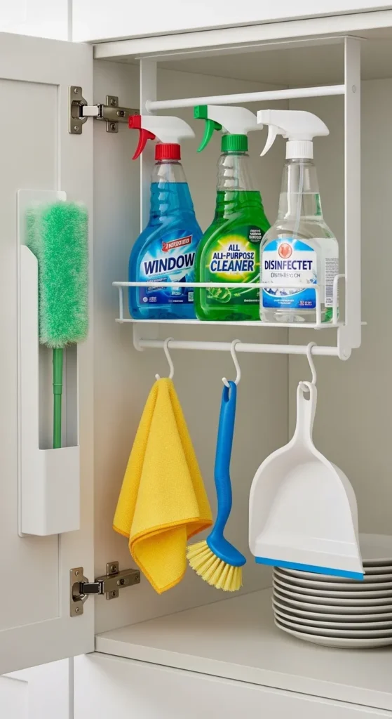 Door-Mounted Storage Racks 