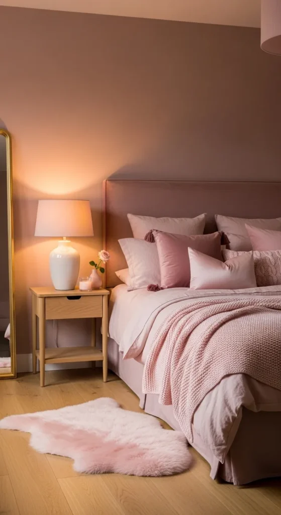 Dusty Pink Bedroom