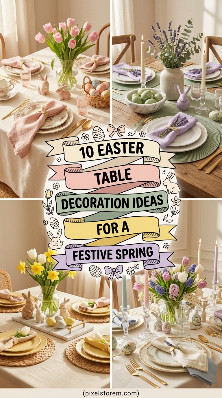 10 Easter Table Decoration Ideas for a Festive and Elegant Setup
