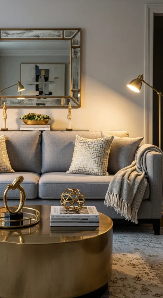 Elegant Metallic Accents