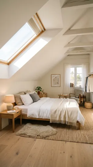 Embrace the Sloped Ceilings
