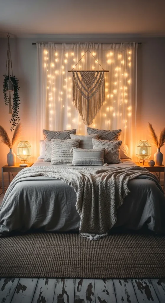 Fairy Light Curtain Wall