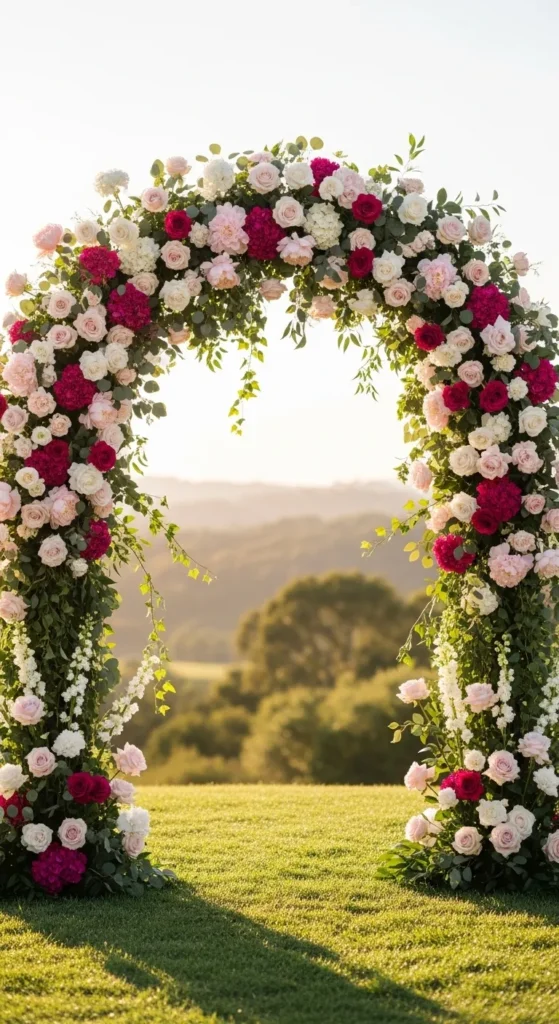 Floral Arch Entrance