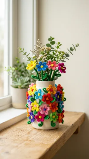 Floral Decor Vase