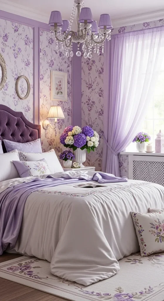 Floral Purple Decor