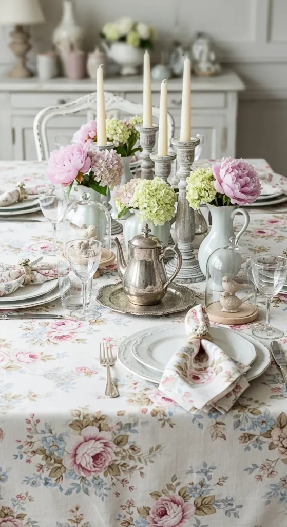 Floral Table Settings